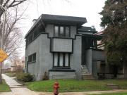 2732-2734 W BURNHAM ST, a Prairie School duplex/two-flat, built in Milwaukee, Wisconsin in 1915.