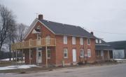 9697 School Road, a Front Gabled house, built in Brussels, Wisconsin in 1880.