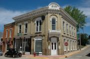 201 W WATER ST, a Italianate bank/financial institution, built in Shullsburg, Wisconsin in 1884.