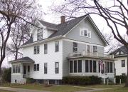 224 S LYNN ST, a American Foursquare house, built in Stoughton, Wisconsin in 1914.