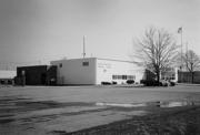 1824 Ballard Road, a Astylistic Utilitarian Building military base, built in Appleton, Wisconsin in 1958.