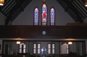 612 Ontario Ave, a Late Gothic Revival house of worship, built in Sheboygan, Wisconsin in 1938.
