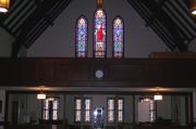 612 Ontario Ave, a Late Gothic Revival church, built in Sheboygan, Wisconsin in 1938.