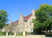 601 N HENRY ST, a German Renaissance Revival house, built in Madison, Wisconsin in 1929.