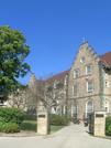 601 N HENRY ST, a German Renaissance Revival house, built in Madison, Wisconsin in 1929.