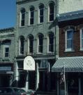 160 E MAIN ST, a Italianate social recreational/fraternal hall, built in Stoughton, Wisconsin in 1869.