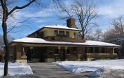 4860 N OAKLAND AVE, a Prairie School house, built in Whitefish Bay, Wisconsin in 1921.