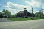 6857 PAOLI RD, a Greek Revival school-one to six room, built in Montrose, Wisconsin in 1854.