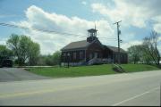 6857 PAOLI RD, a Greek Revival one to six room school, built in Montrose, Wisconsin in 1854.