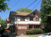 110 W GILMAN ST, a Prairie School house, built in Madison, Wisconsin in 1915.