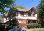 110 W GILMAN ST, a Prairie School house, built in Madison, Wisconsin in 1915.