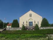 8013 STATE HIGHWAY 57, a Romanesque Revival church, built in Baileys Harbor, Wisconsin in 1936.