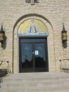 8013 STATE HIGHWAY 57, a Romanesque Revival church, built in Baileys Harbor, Wisconsin in 1936.