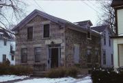 524 BLUFF ST, a Greek Revival house, built in Beloit, Wisconsin in 1848.