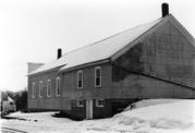 STATE HIGHWAY 27, 7 M N OF CADOTT, a Boomtown meeting hall, built in Arthur, Wisconsin in 1907.