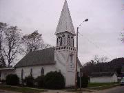 502 Orin St, a Early Gothic Revival house of worship, built in Gays Mills, Wisconsin in 1898.