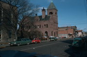 601 W 2ND ST (aka MAIN ST W), a Romanesque Revival post office, built in Ashland, Wisconsin in 1892.