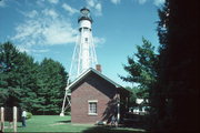S POINT MICHIGAN ISLAND, a Other Vernacular lifesaving station facility/lighthouse, built in La Pointe, Wisconsin in 1857.