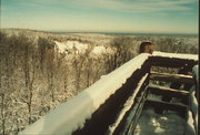 COPPER FALLS STATE PARK, a Rustic Style fire tower, built in Morse, Wisconsin in 1937.