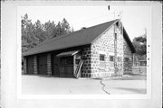 COPPER FALLS STATE PARK, a Rustic Style garage, built in Morse, Wisconsin in 1940.