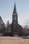 232 N 1ST ST, a Romanesque Revival house of worship, built in Bayfield, Wisconsin in 1898.