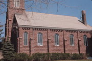 232 N 1ST ST, a Romanesque Revival house of worship, built in Bayfield, Wisconsin in 1898.