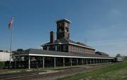 Chicago and North Western Railway Passenger Depot, a Building.