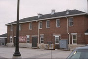 Chicago and North Western Railway Passenger Depot, a Building.