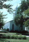 2640 S WEBSTER (HERITAGE HILL STATE PARK), a Early Gothic Revival church, built in Allouez, Wisconsin in 1851.