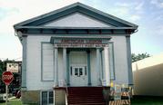 133 E FOND DU LAC ST, a Greek Revival house of worship, built in Ripon, Wisconsin in 1857.