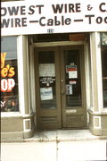 115 N BROADWAY, a Commercial Vernacular small retail building, built in Green Bay, Wisconsin in 1883.