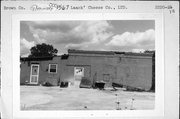 STATE HIGHWAY 32, a Astylistic Utilitarian Building cheese factory, built in Rockland, Wisconsin in 1915.