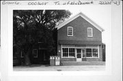 6180 LANGES CORNER RD, a Front Gabled general store, built in New Denmark, Wisconsin in 1888.
