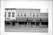 107 S Broadway, a Commercial Vernacular retail building, built in De Pere, Wisconsin in 1882.