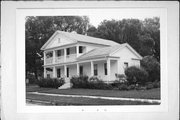 421 CASS ST, a Greek Revival house, built in De Pere, Wisconsin in 1854.