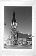 201 S. Adams St, a Early Gothic Revival house of worship, built in Green Bay, Wisconsin in 1891.