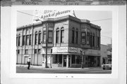 100 S BROADWAY, a Queen Anne retail building, built in Green Bay, Wisconsin in 1899.