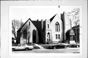 122 N CHESTNUT AVE, a Late Gothic Revival house of worship, built in Green Bay, Wisconsin in 1874.