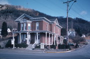 1111 S MAIN ST, a Italianate house, built in Alma, Wisconsin in 1866.