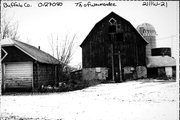 S2090 COUNTY HIGHWAY E, a Astylistic Utilitarian Building barn, built in Waumandee, Wisconsin in 1900.