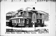 N 102 LINCOLN AVE, a American Foursquare house, built in Nelson, Wisconsin in 1919.