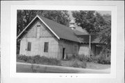 E SIDE LAKE SHORE RD AT NE CNR WITH HARBOR RD, a Astylistic Utilitarian Building cheese factory, built in Brothertown, Wisconsin in 1916.