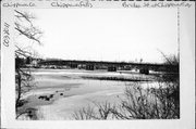 BRIDGE ST AT CHIPPEWA RIVER, a NA (unknown or not a building) bridge, built in Chippewa Falls, Wisconsin in 1932.