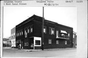 1 E CANAL ST, a Commercial Vernacular large retail building, built in Chippewa Falls, Wisconsin in 1916.