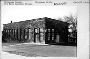 114 E CENTRAL ST, a Astylistic Utilitarian Building industrial bldg/manufacturing facility, built in Chippewa Falls, Wisconsin in 1910.
