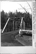 Irvine Park Dr. over Duncan Creek, south bridge, a NA (unknown or not a building) bridge, built in Chippewa Falls, Wisconsin in 1907.