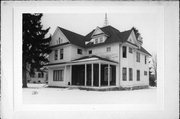 410 N FRANKLIN, a Gabled Ell house, built in Stanley, Wisconsin in 1892.