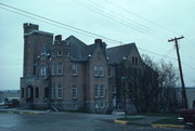 215 E 5TH ST, a Romanesque Revival jail/correctional center/prison, built in Neillsville, Wisconsin in 1897.