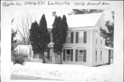1016 GRAND AVE 1016 GRAND AVE, a Greek Revival house, built in Neillsville, Wisconsin in .