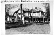 26 HEWETT ST, a Queen Anne house, built in Neillsville, Wisconsin in 1885.